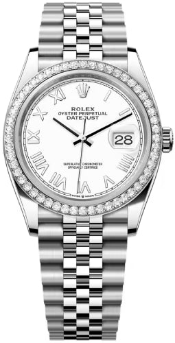 Rolex Datejust 36 Oystersteel White Gold White Dial Jubilee Bracelet - 126284Rbr - 2026