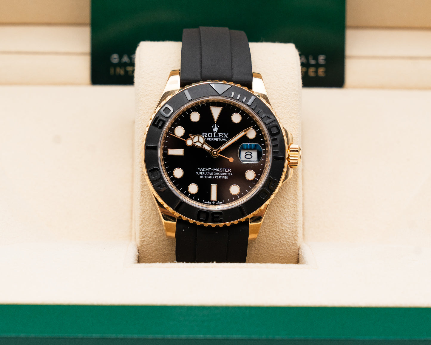 Rolex Yacht Master 226658 42mm Yellow Gold OysterFlex