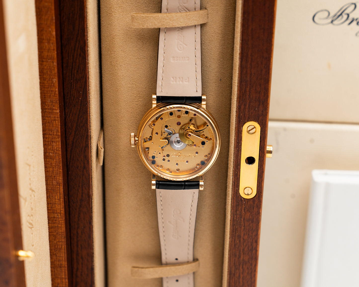 Breguet Tradition 37mm 7027BA Yellow Gold Black Alligator Strap 2014