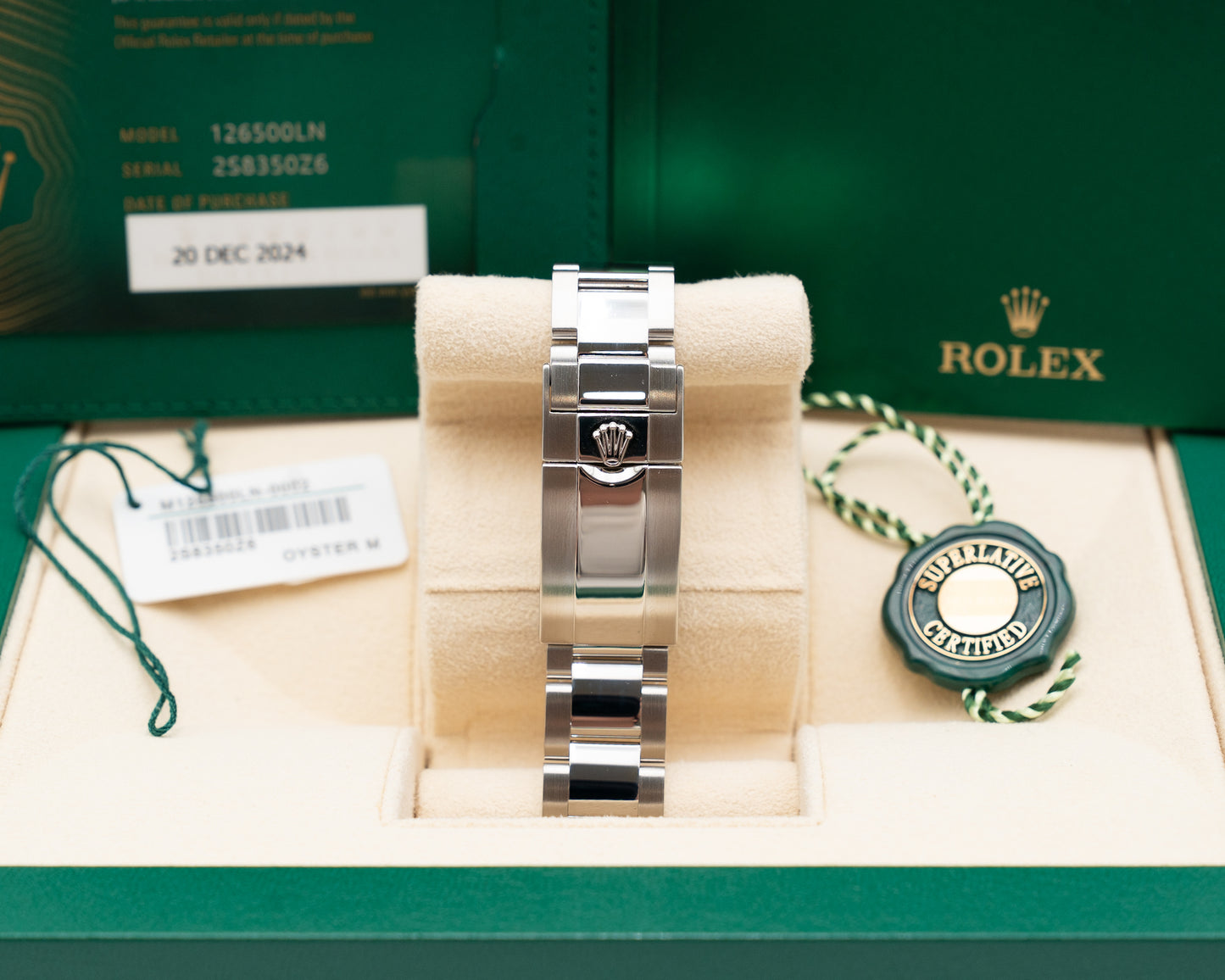 Rolex Daytona 40mm 126500LN Black 2024