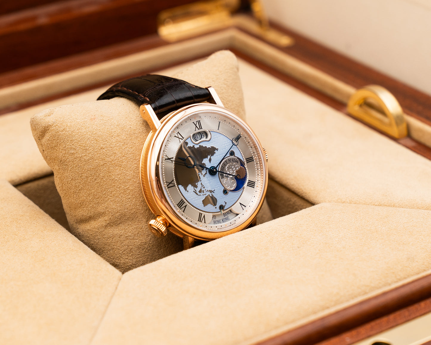 Breguet Classique Hora Mundi 43mm 5717BR/US/9ZU World Timer Rose Gold 2015