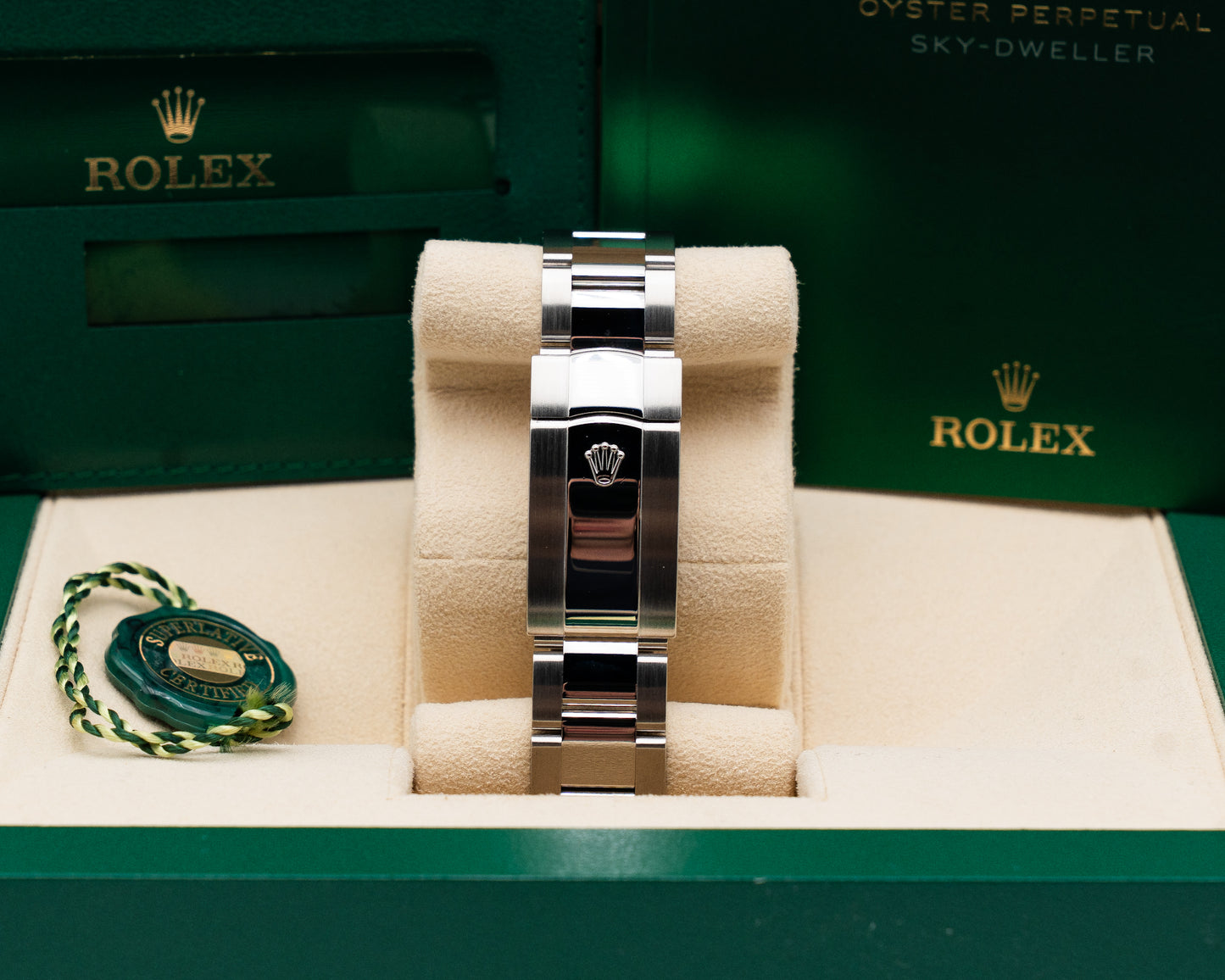 Rolex Sky Dweller 42mm 33934 Green Dial on Oyster 2025
