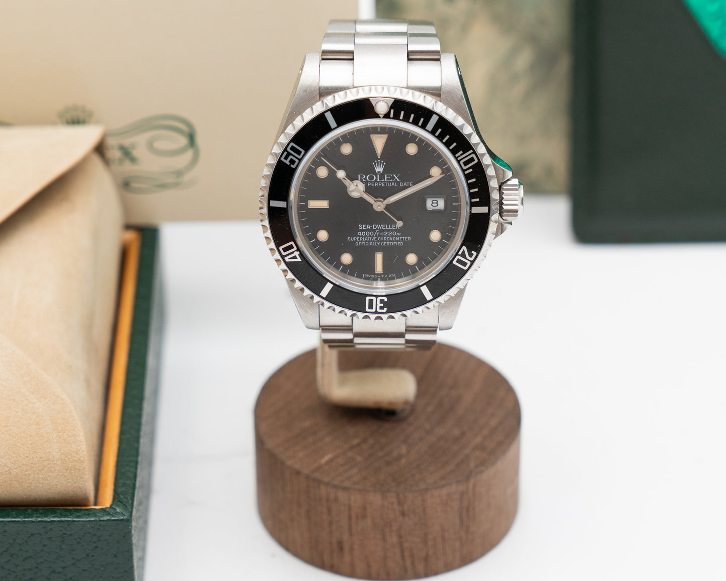 2024 CPO Rolex Seadweller 40mm 16600 Black Patina 1991