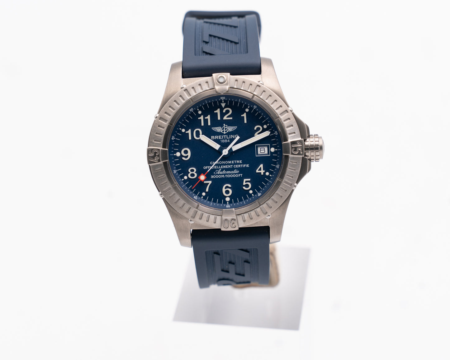 Breitling Avenger Seawolf 44mm E17370 Blue Dial Blue Strap 2011