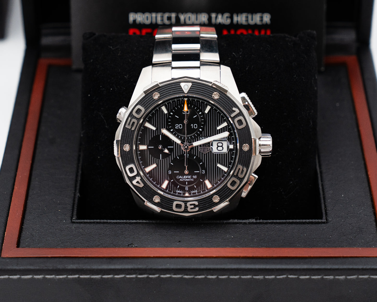 Tag Heuer Aquaracer 500m Calibre 16 44mm caj2110-ba0872 Black Dial