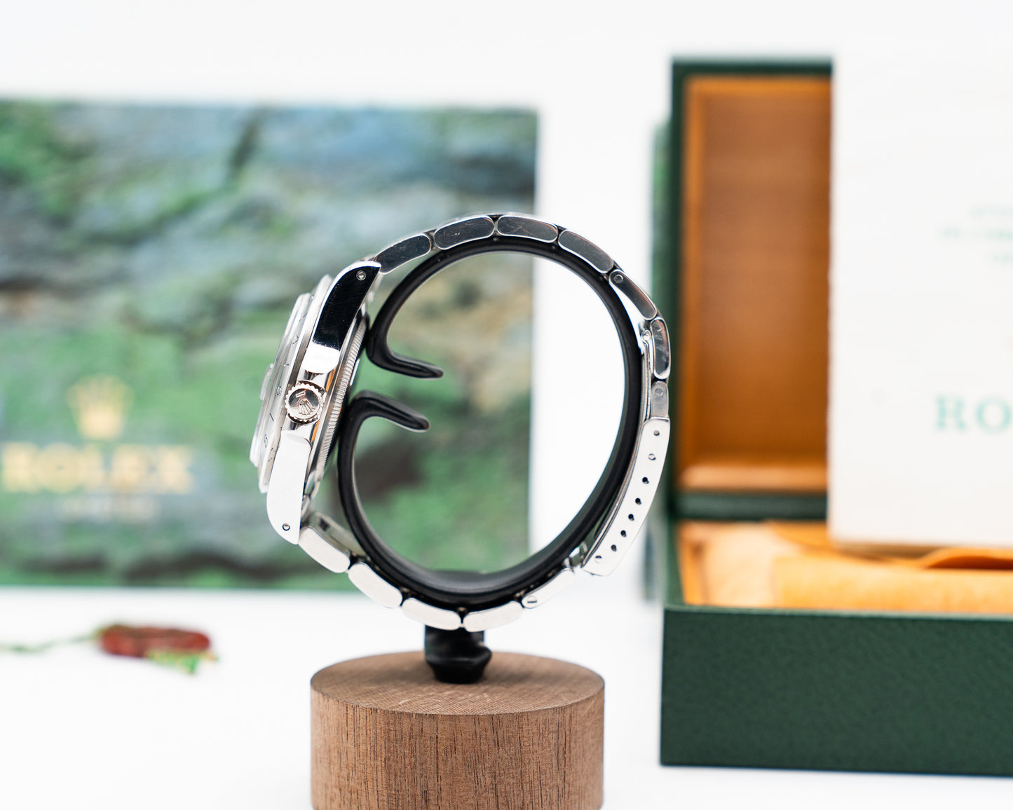 Rolex Explorer II 40mm 1655 Steve McQueen Pumpkin Patina 1984