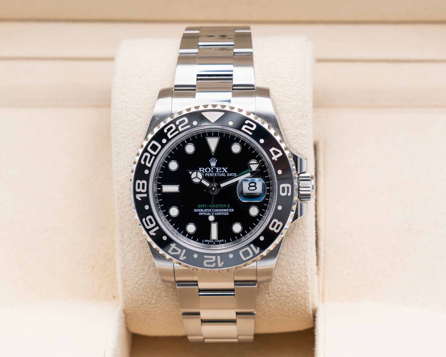 Rolex GMT-Master II 40mm 116710LN Green Arrow 2016
