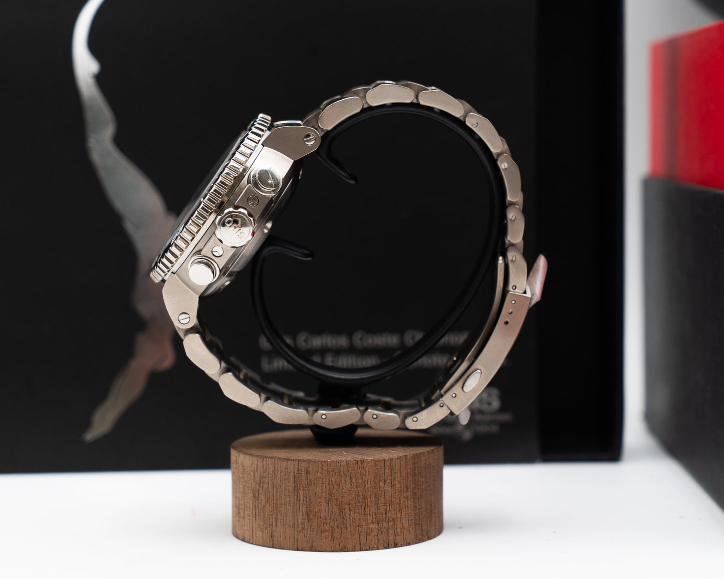 Unworn Oris Carlos Coste Limited Edition 47mm 674 7655 71 84 Black Chronograph