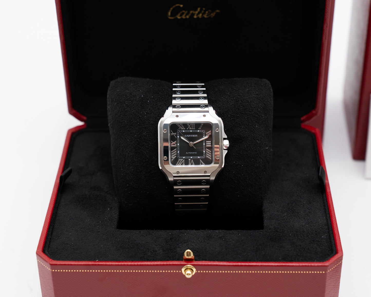 Cartier Santos De Cartier Medium 41.9 x 45.1mm WSSA0061 Green