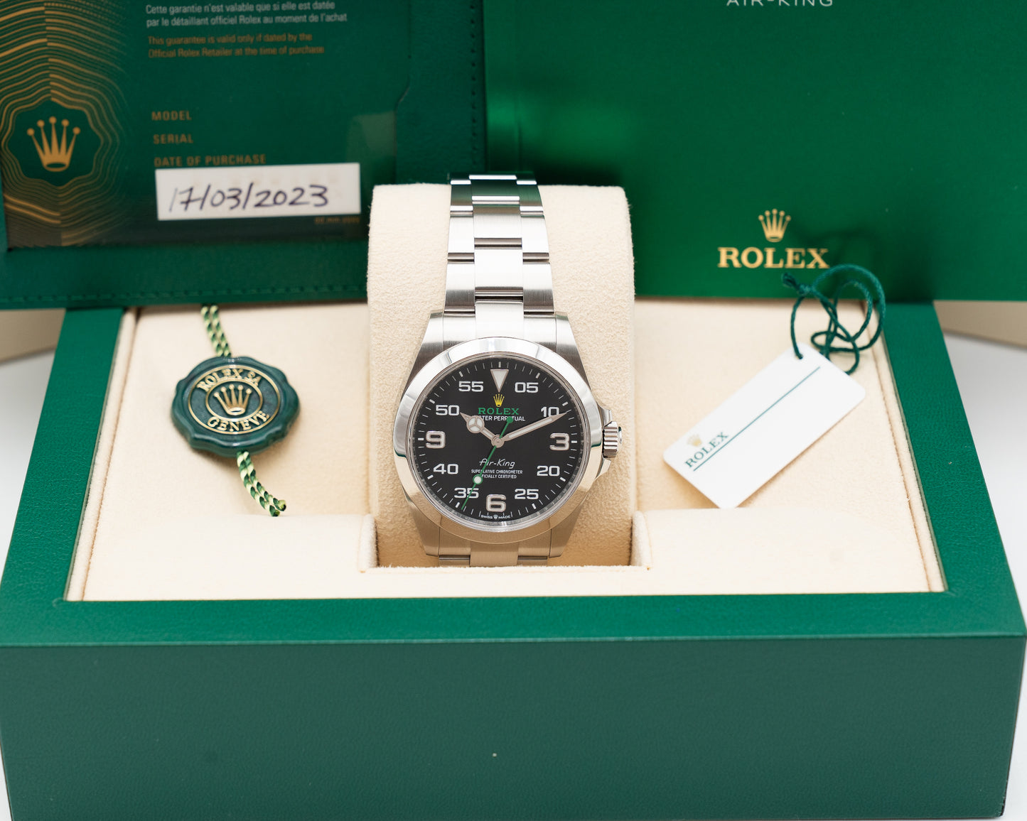 Rolex Air King 126900 40mm Black 2023