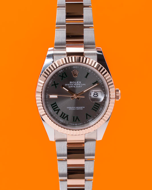 Rolex Datejust 41mm 126331 Rose Gold Wimbledon Dial 2025