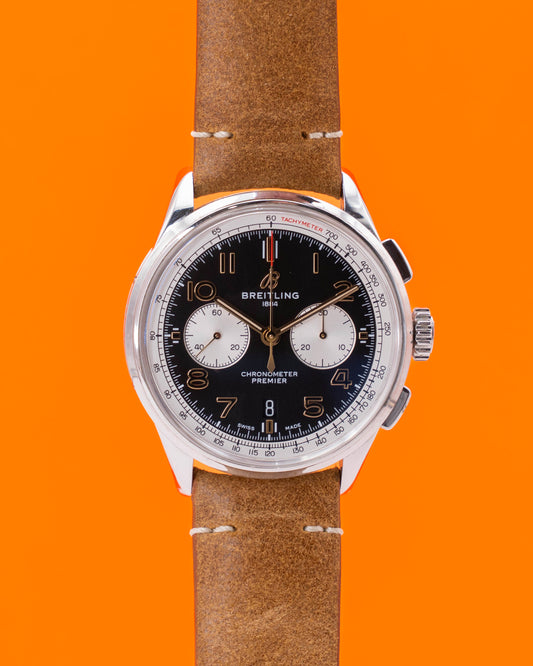 Breitling Premier B01 42mm AB0118A21B1X1 Black Dial Chronograph Norton Edition