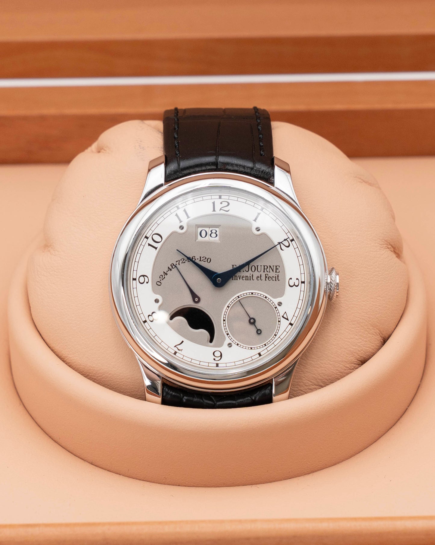 F.P. Journe Octa Divine  Platinum Grey Dial Moonphase "Like Lune Models" 2018