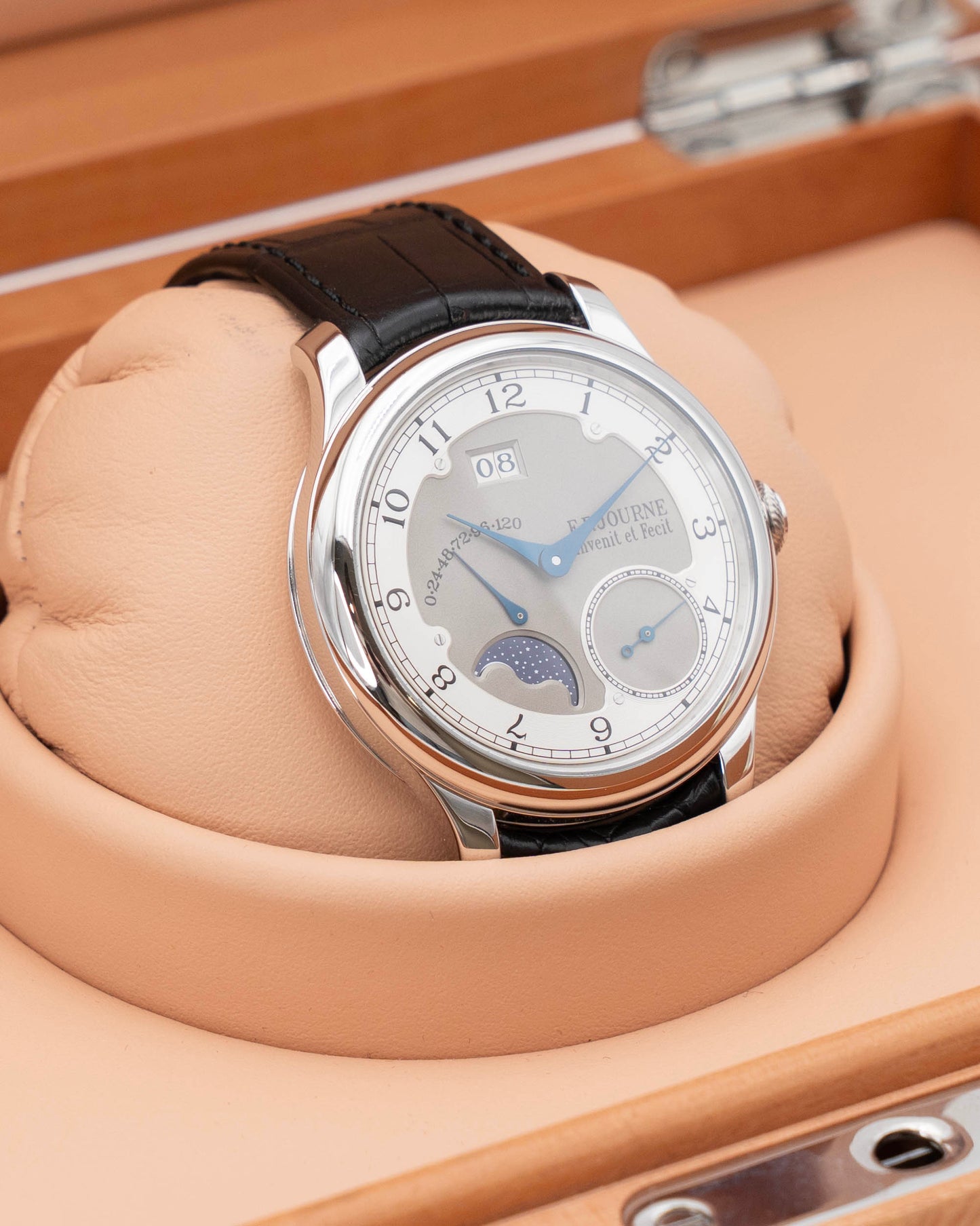 F.P. Journe Octa Divine  Platinum Grey Dial Moonphase "Like Lune Models" 2018