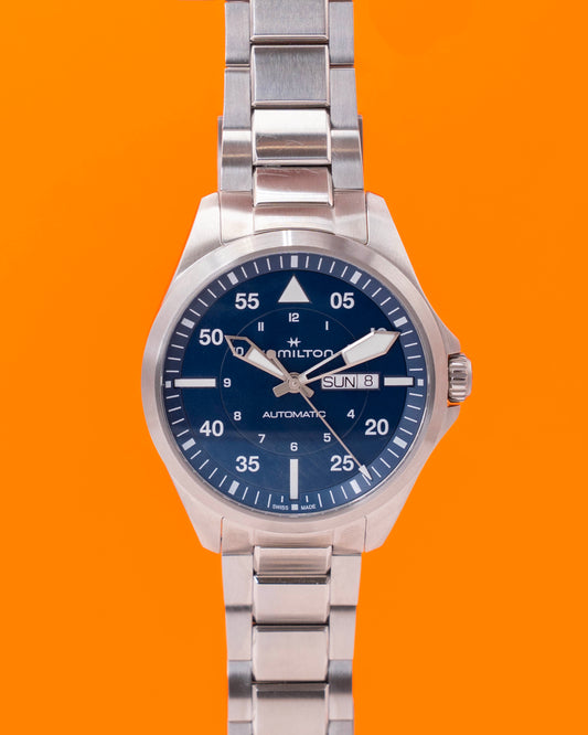 Hamilton Pilot Day Date 42mm H64635140 Blue Automatic 2024