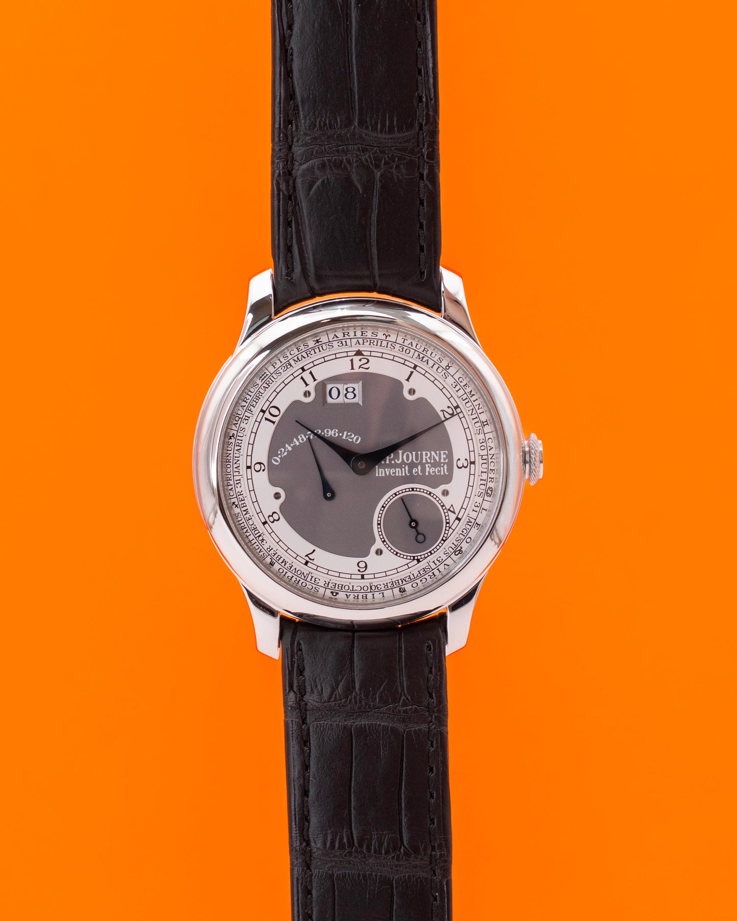 LIMITED TO 150 Pieces Brass Movement F.P. Journe 40mm Octa Zodiaque / Zodiac Platinum
