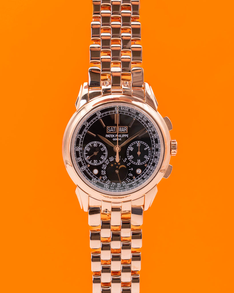 Patek Philippe Annual Calendar Chronograph 5270/1R-001 Rose Gold Black Dial 2021