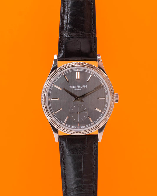 Patek Philippe Calatrava 39mm 6119G-001 White Gold Charcoal Grey Dial 2022