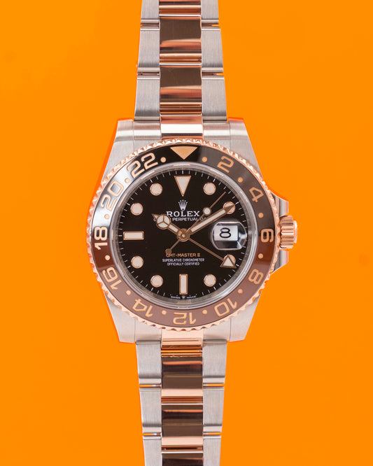 Rolex GMT Master II 40mm 126711CHNR Rootbeer Rose Gold Two Tone 2021
