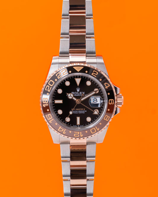 Rolex GMT Master II 40mm 126711CHNR Rootbeer Rose Gold Two Tone 2021