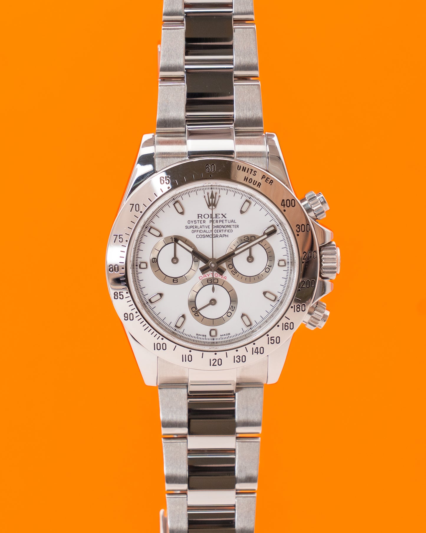 Rolex Daytona 40mm 116520 White Dial 2011