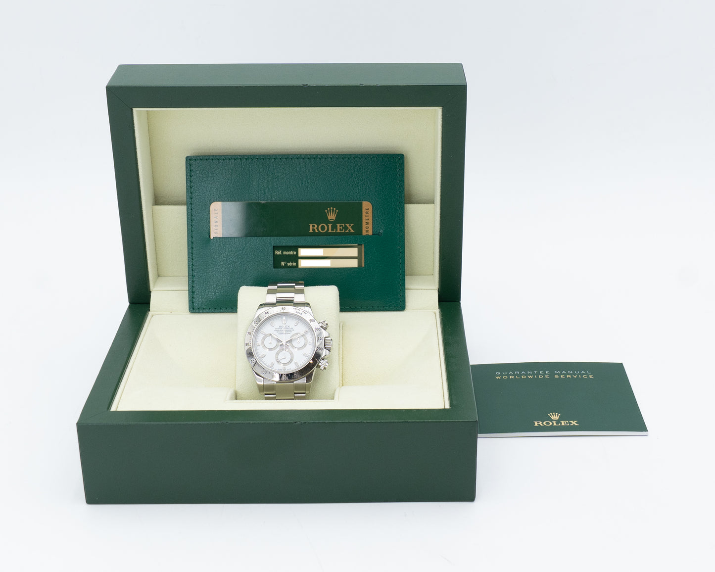 Rolex Daytona 40mm 116520 White Dial 2011