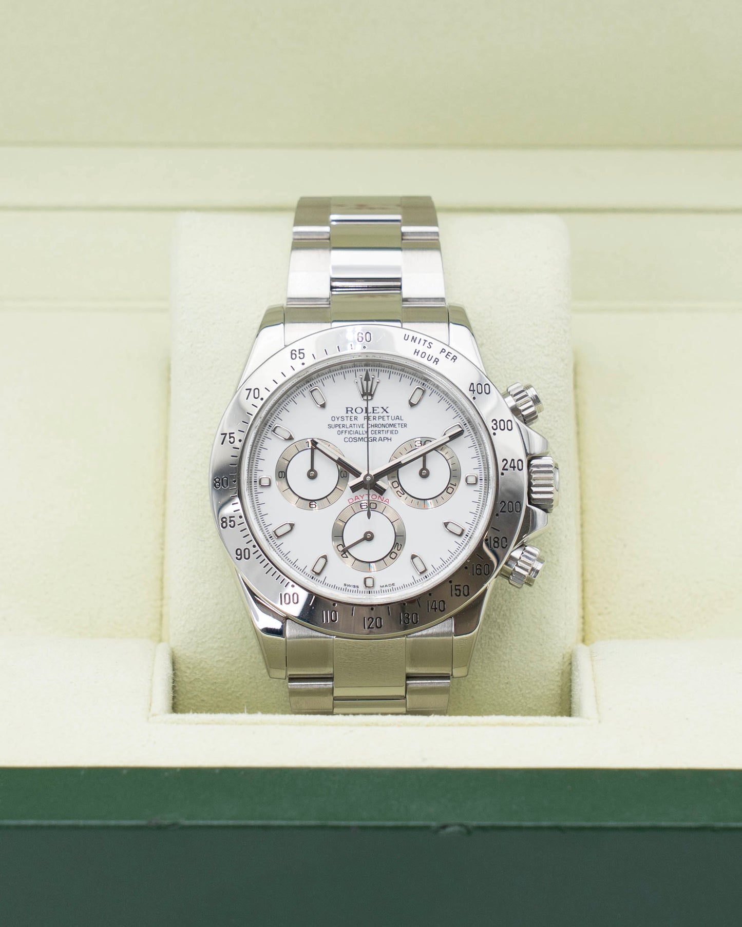 Rolex Daytona 40mm 116520 White Dial 2011