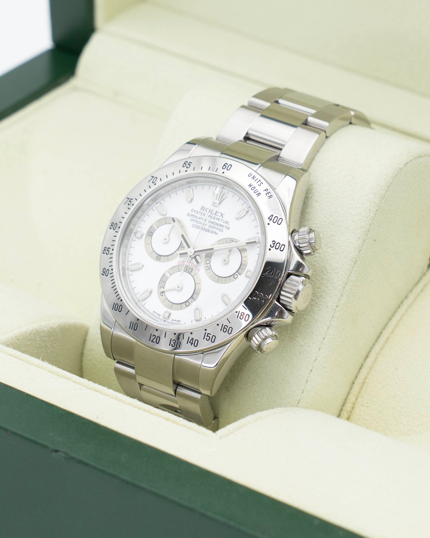 Rolex Daytona 40mm 116520 White Dial 2011