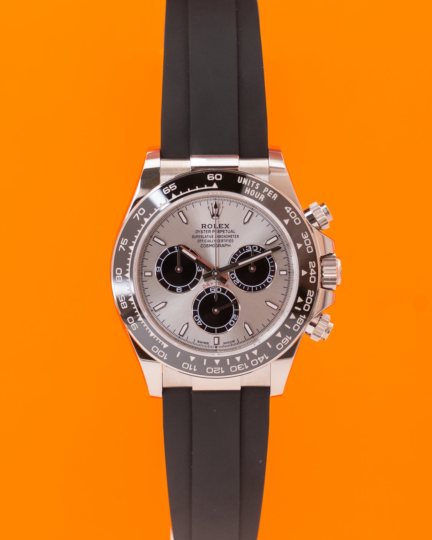 UNWORN NEW 2026 Rolex Daytona 40mm 126519LN White Gold Ghost OysterFlex