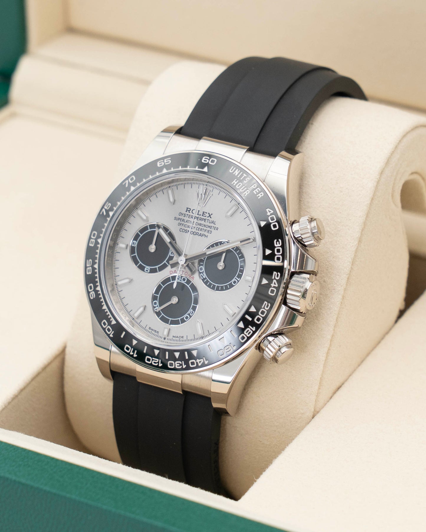 UNWORN NEW 2026 Rolex Daytona 40mm 126519LN White Gold Ghost OysterFlex