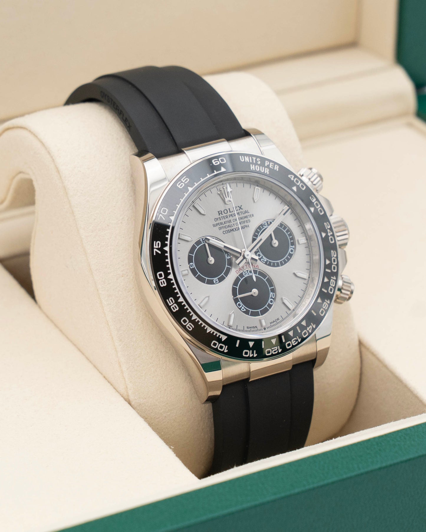 UNWORN NEW 2026 Rolex Daytona 40mm 126519LN White Gold Ghost OysterFlex