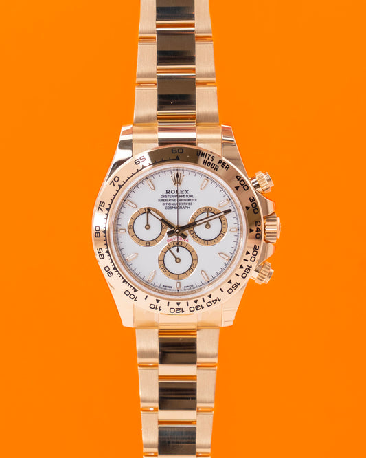 Rolex Daytona 40mm 126508 Yellow Gold White Dial 2024