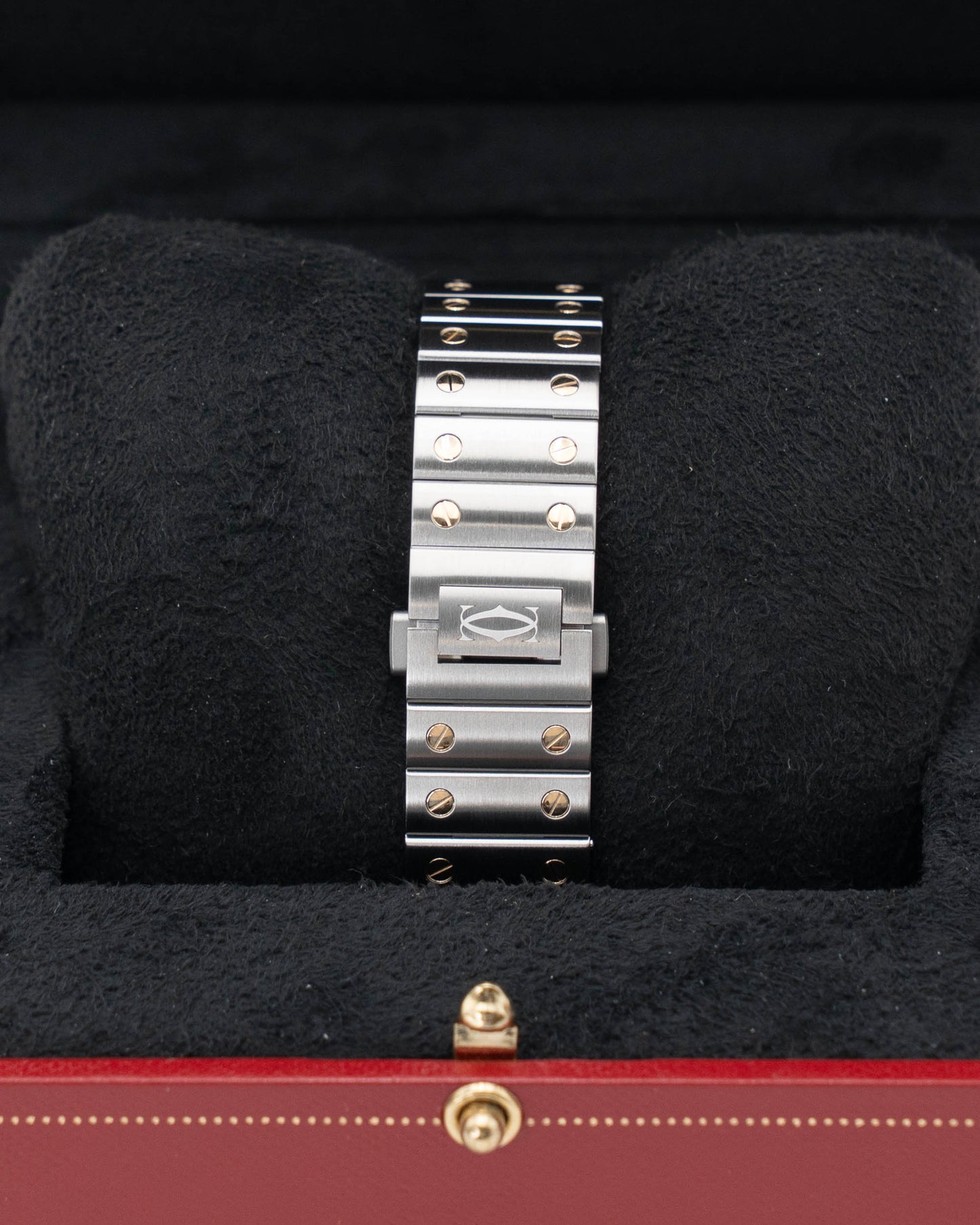 Cartier Santos Medium W2SA0016 Two Tone Yellow Gold Silver Dial 2026