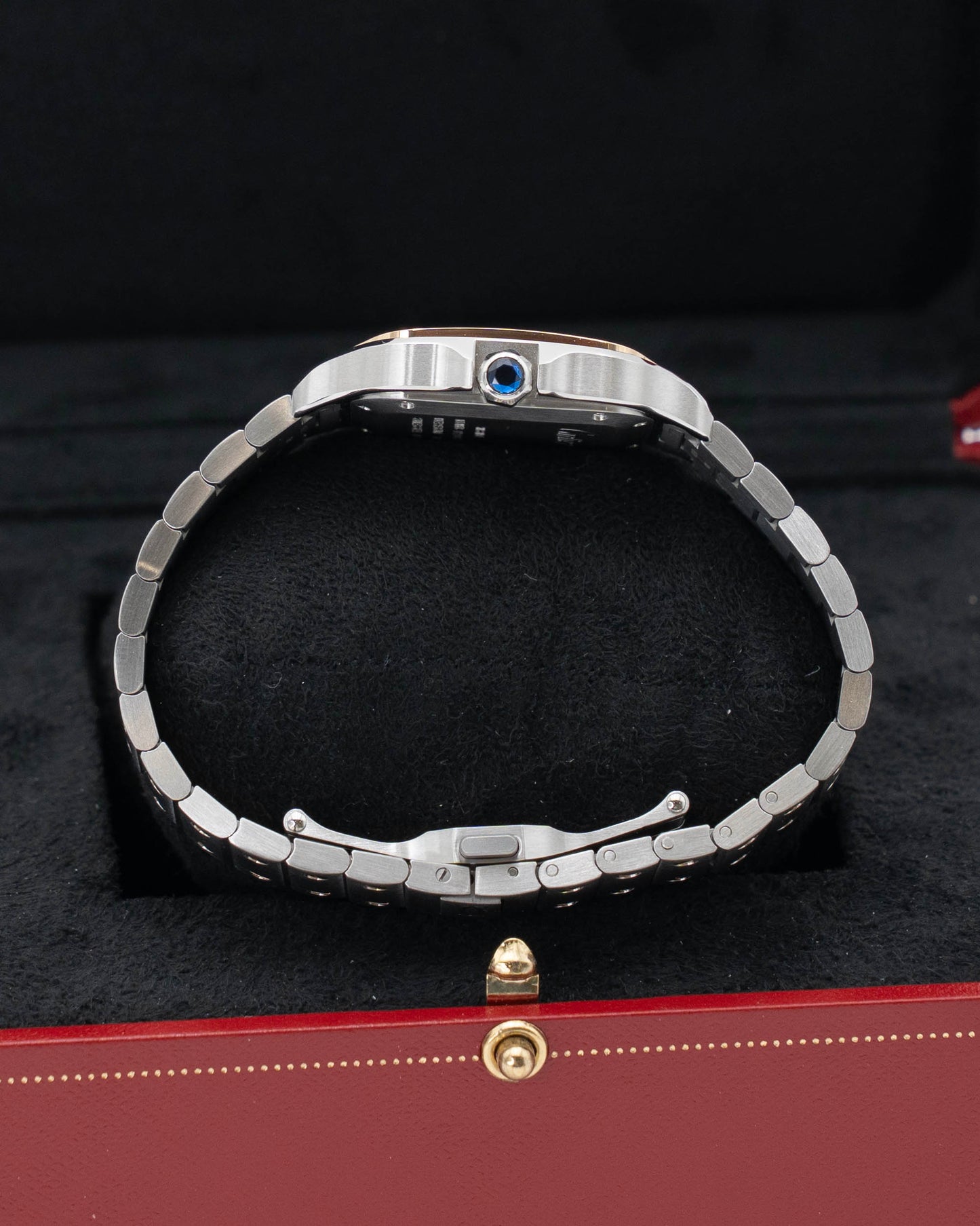 Cartier Santos Medium W2SA0016 Two Tone Yellow Gold Silver Dial 2026