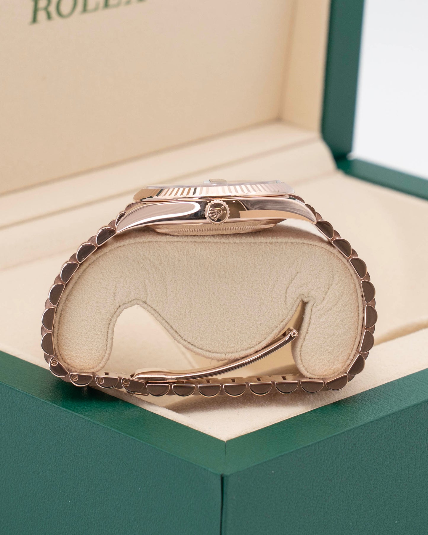 Rolex DayDate 40mm 228235 Rose Gold Olive Dial 2023