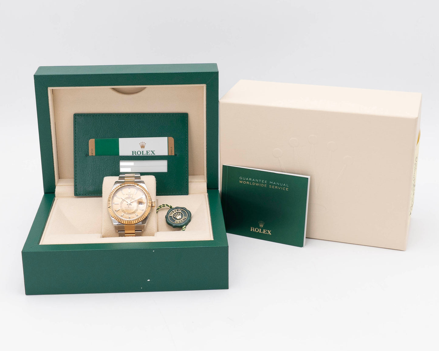 Rolex SkyDweller 42mm 326933 Two Tone Champagne Dial 2017