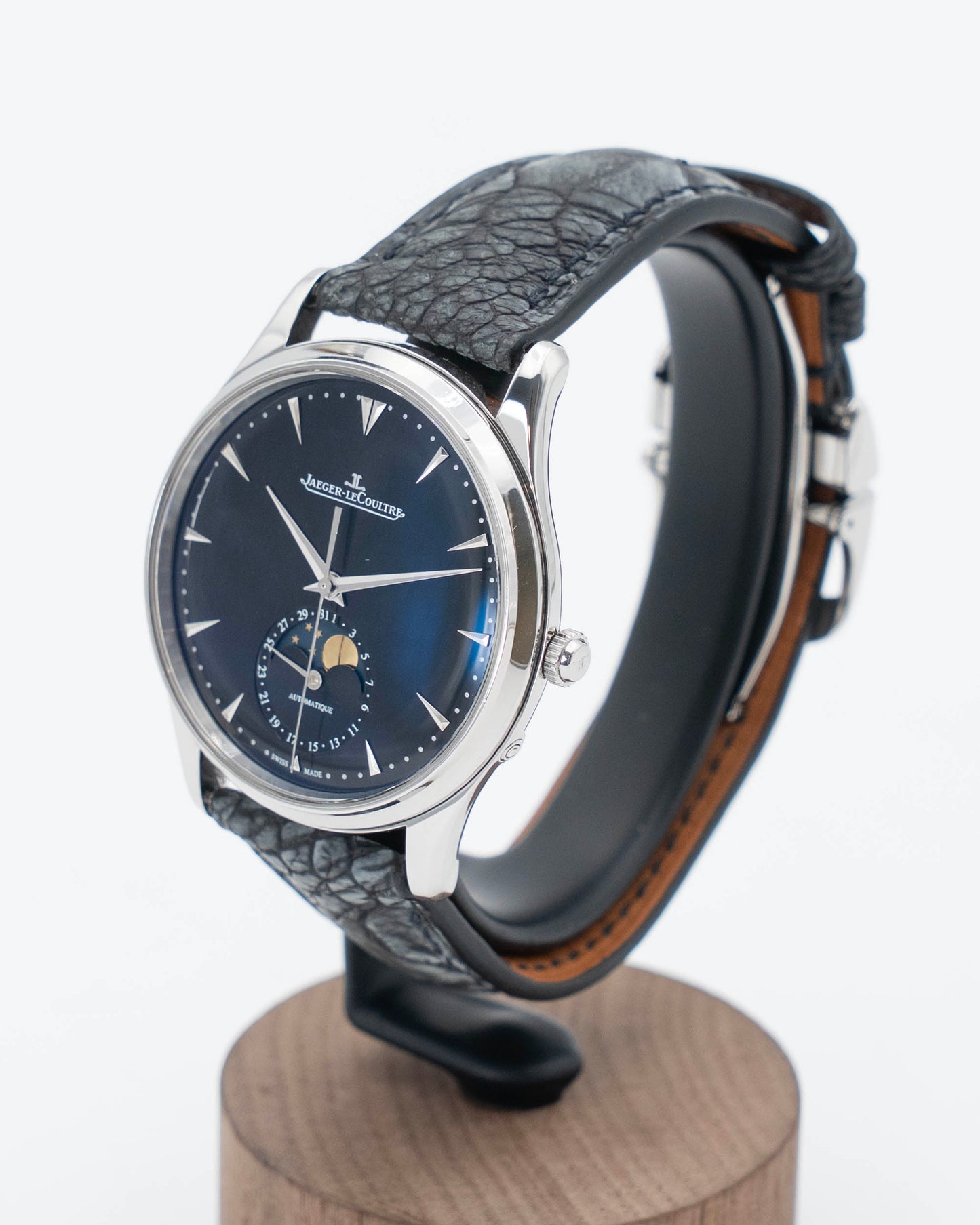 Jaeger-LeCoultre Master Ultra Thin Moon 39mm 176.8.64.S Black Dial