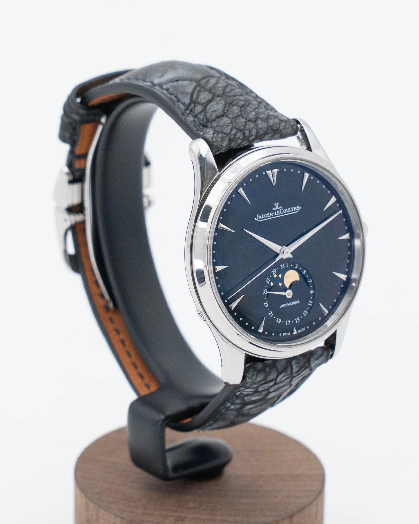 Jaeger-LeCoultre Master Ultra Thin Moon 39mm 176.8.64.S Black Dial