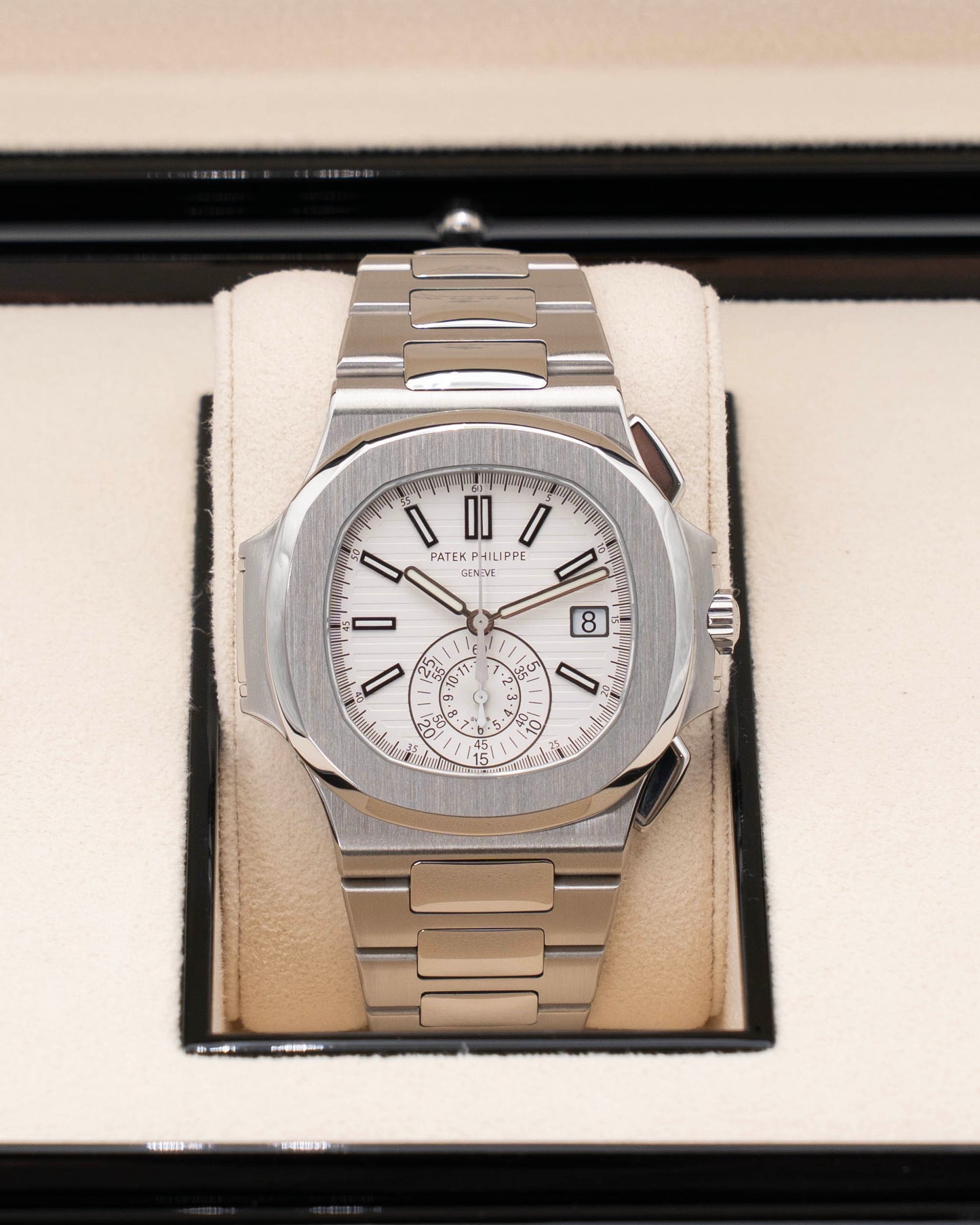Patek Philippe Nautilus 40.50mm 5980/1A-019 White Dial 2015
