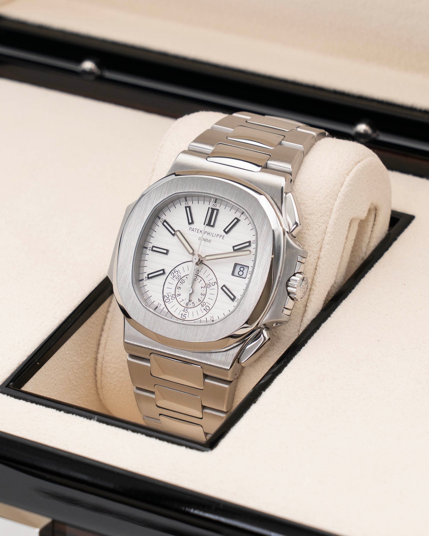 Patek Philippe Nautilus 40.50mm 5980/1A-019 White Dial 2015