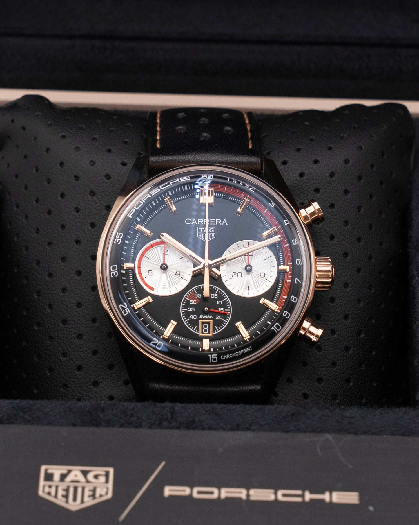 TAG Heuer Carrera Chronosprint x Porsche 911 "1964" 42mm CBS2043.EB0420