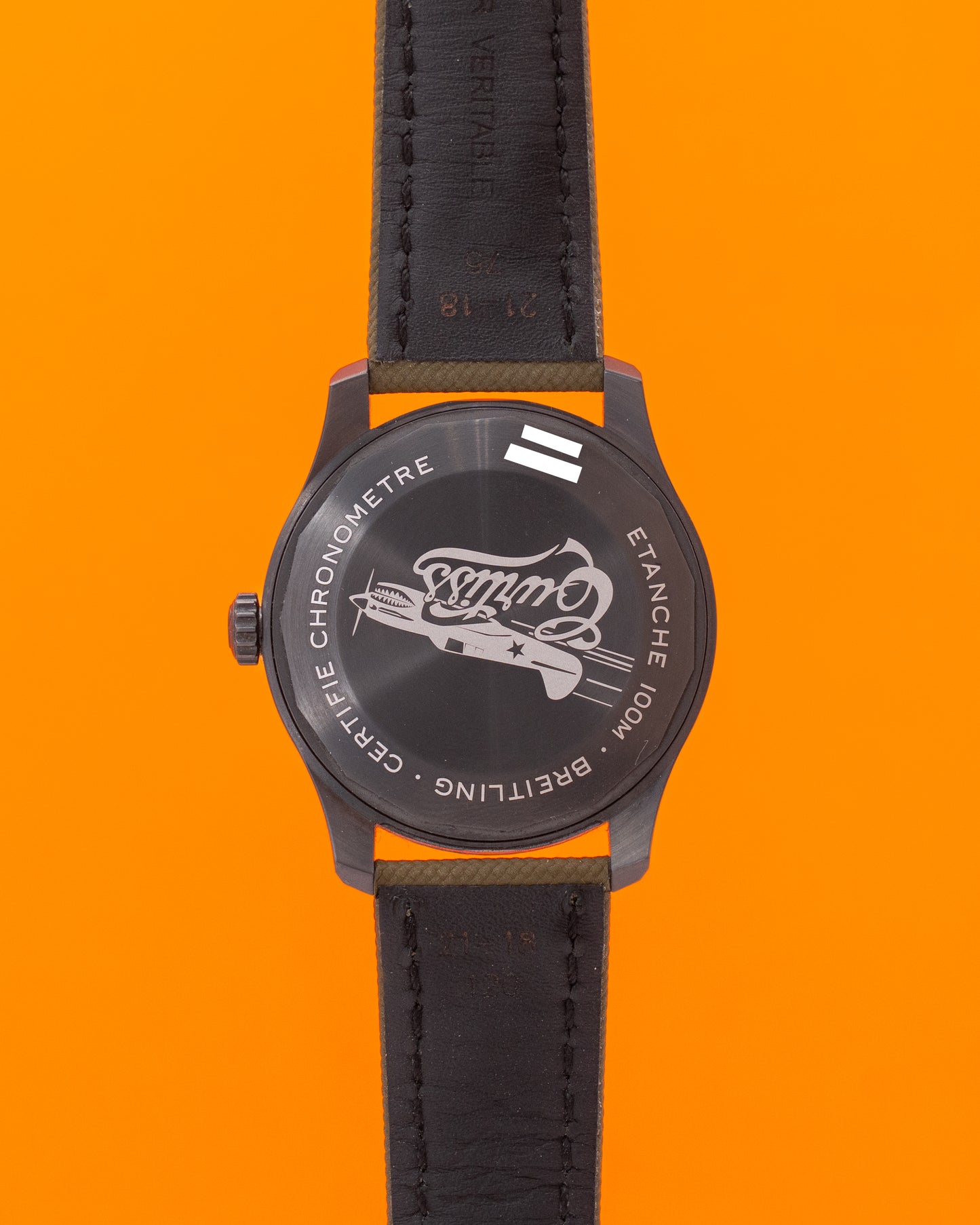 Breitling Aviator 8 41mm M173152A1L1X1 "Curtiss Warhawk" Olive Green Dial