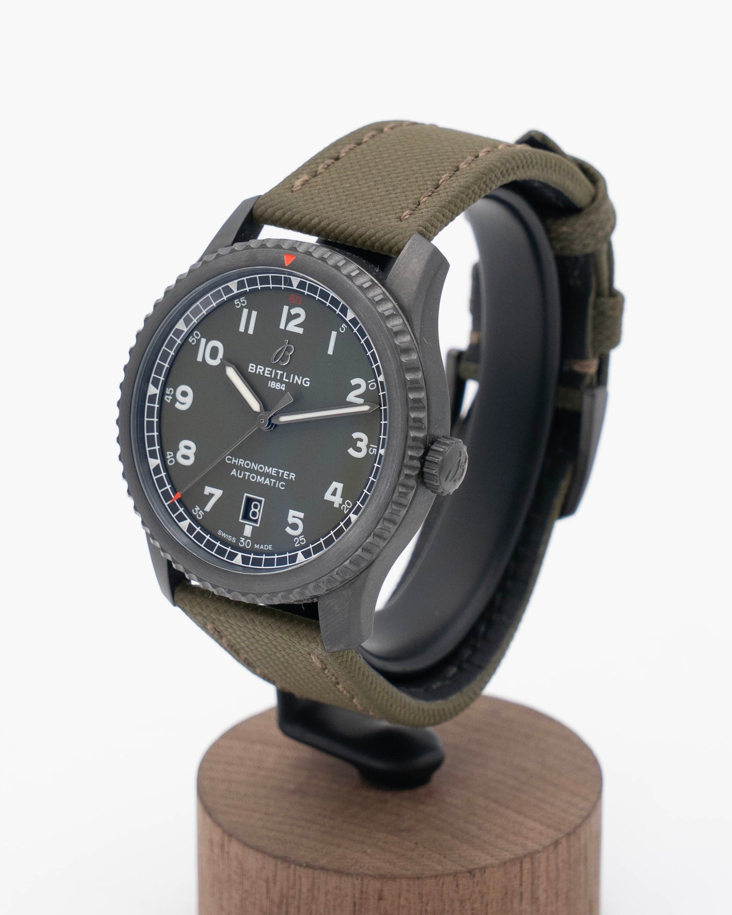 Breitling Aviator 8 41mm M173152A1L1X1 "Curtiss Warhawk" Olive Green Dial