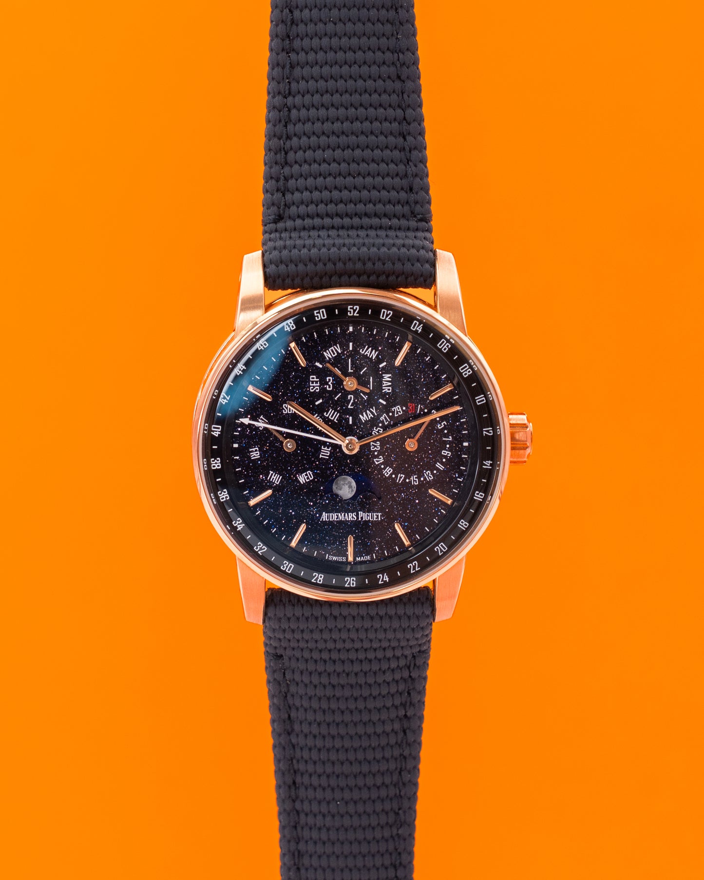 Audemars Piguet Code 11.59 Perpetual Calendar 41mm 26394OR.OO.D027KB.01 Aventurine Dial Rose Gold