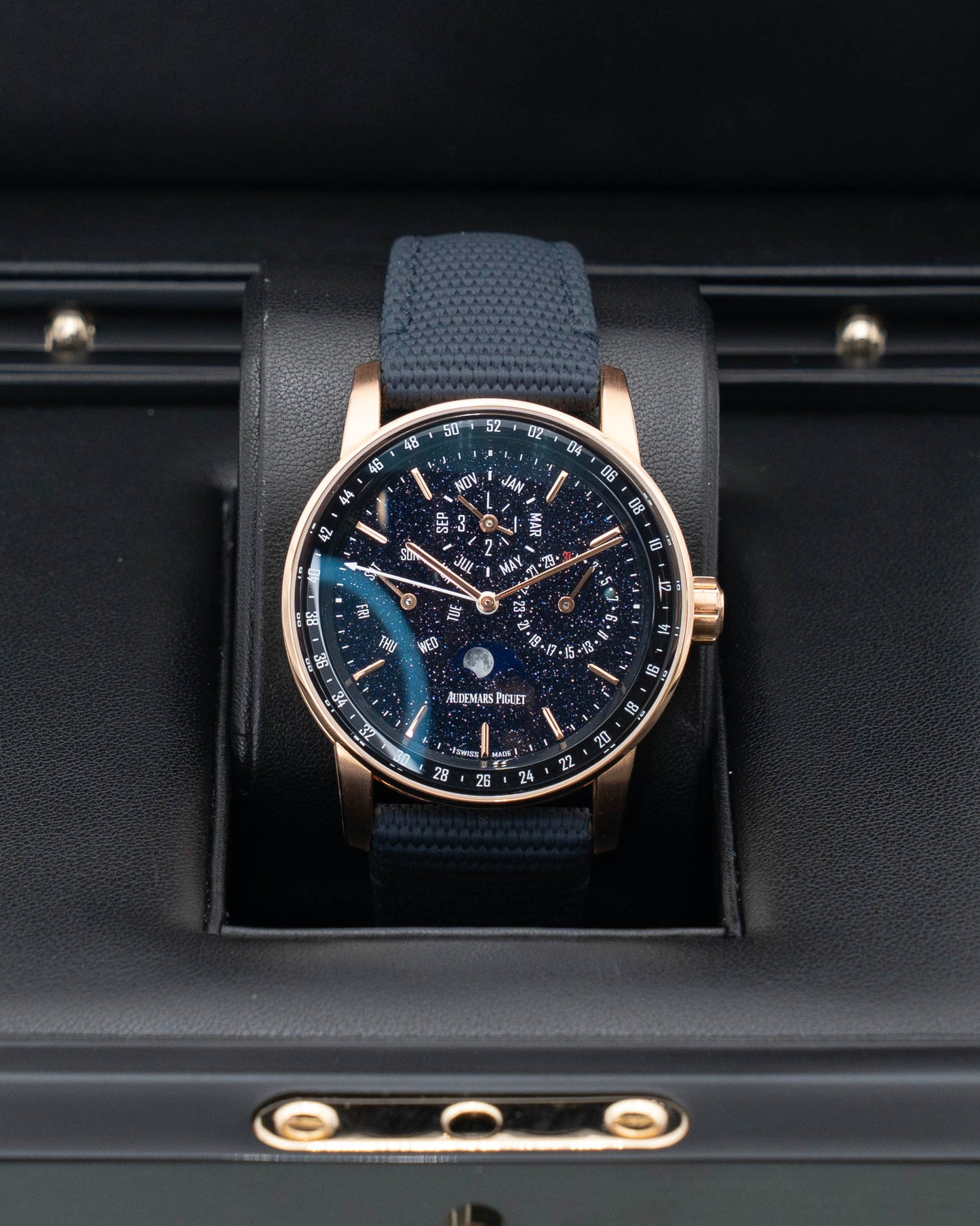 Audemars Piguet Code 11.59 Perpetual Calendar 41mm 26394OR.OO.D027KB.01 Aventurine Dial Rose Gold