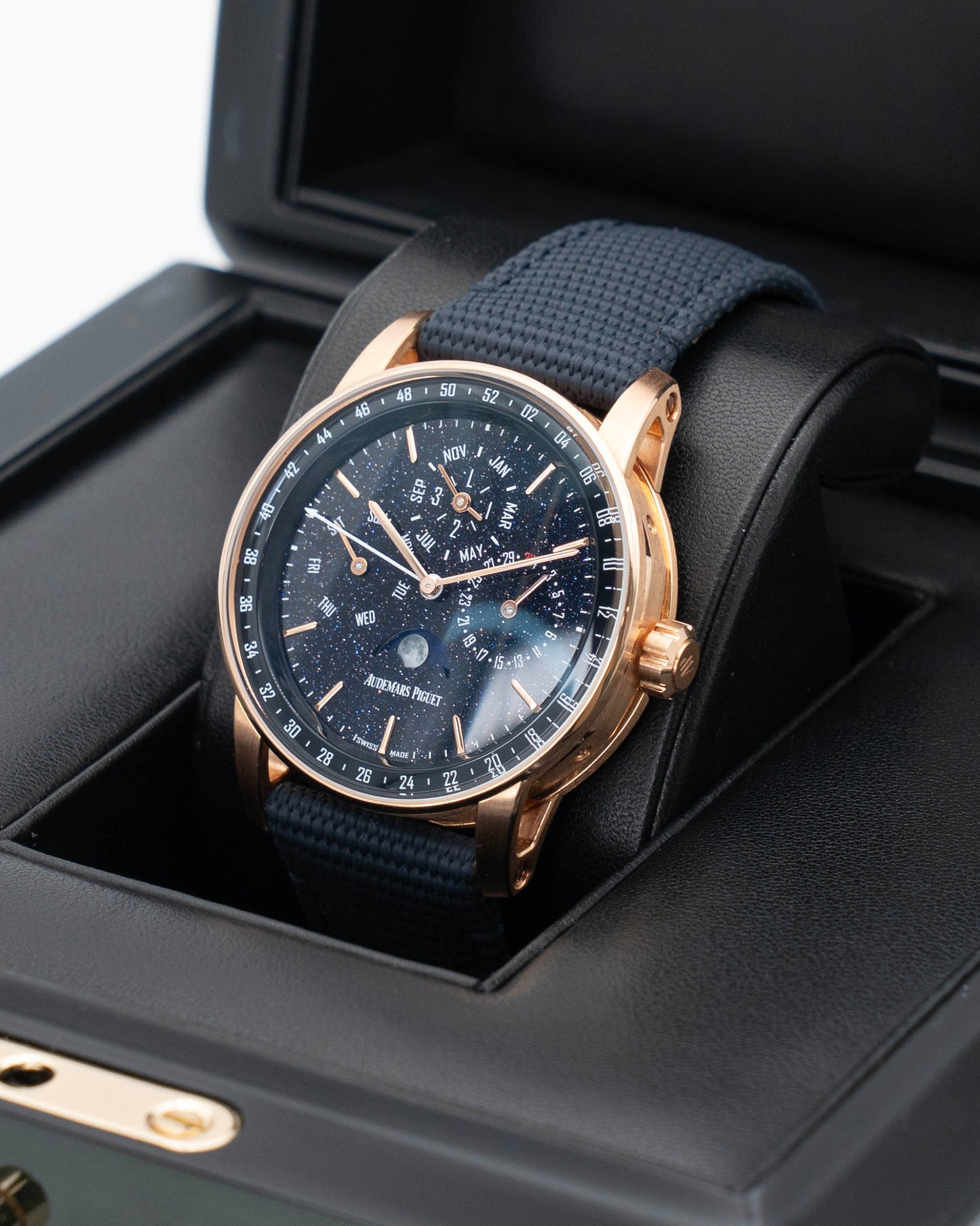 Audemars Piguet Code 11.59 Perpetual Calendar 41mm 26394OR.OO.D027KB.01 Aventurine Dial Rose Gold