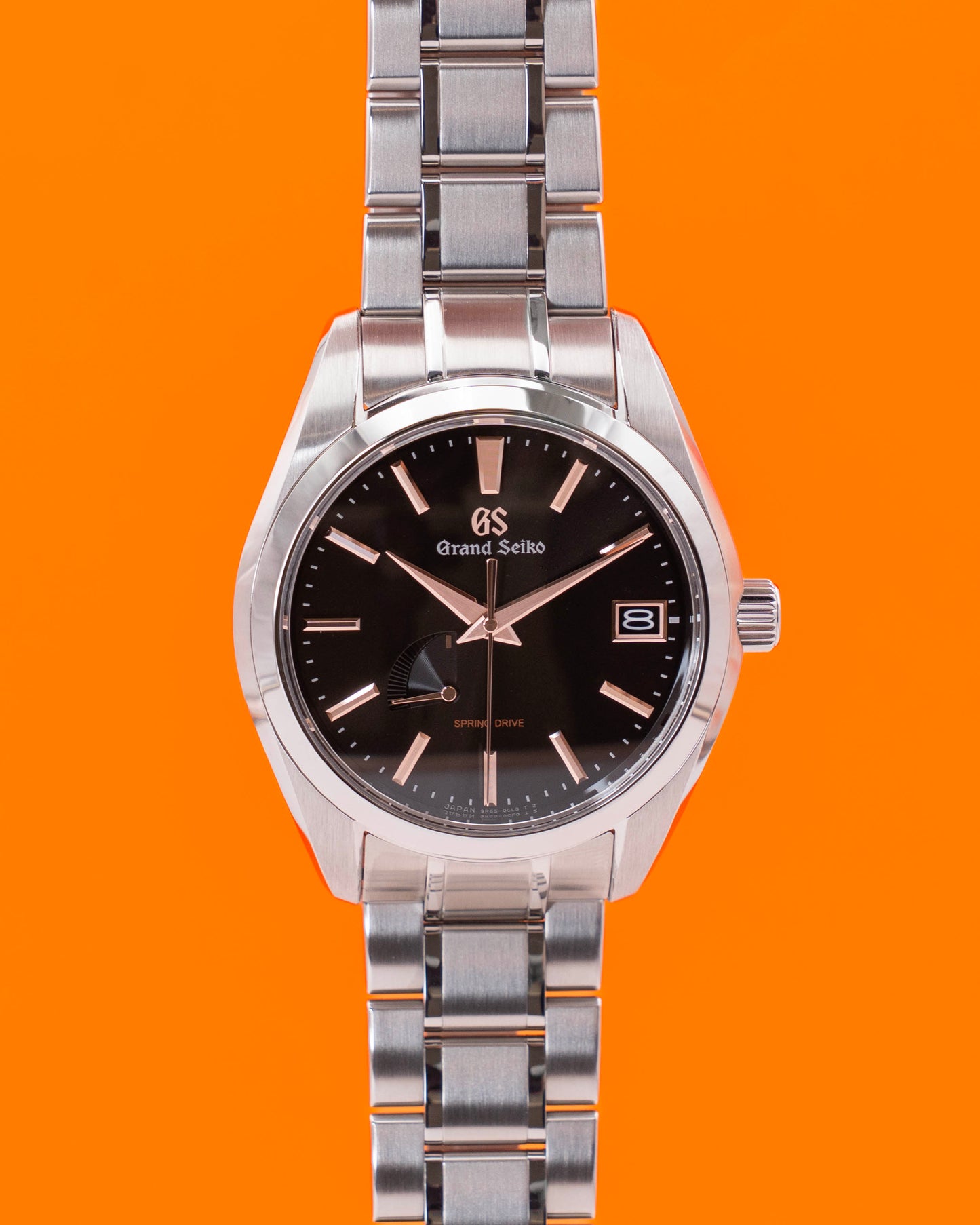 Grand Seiko Heritage Collection 41mm SBGA401 Black Dial Rose Gold Hands Boutique Online Exclusive 2024