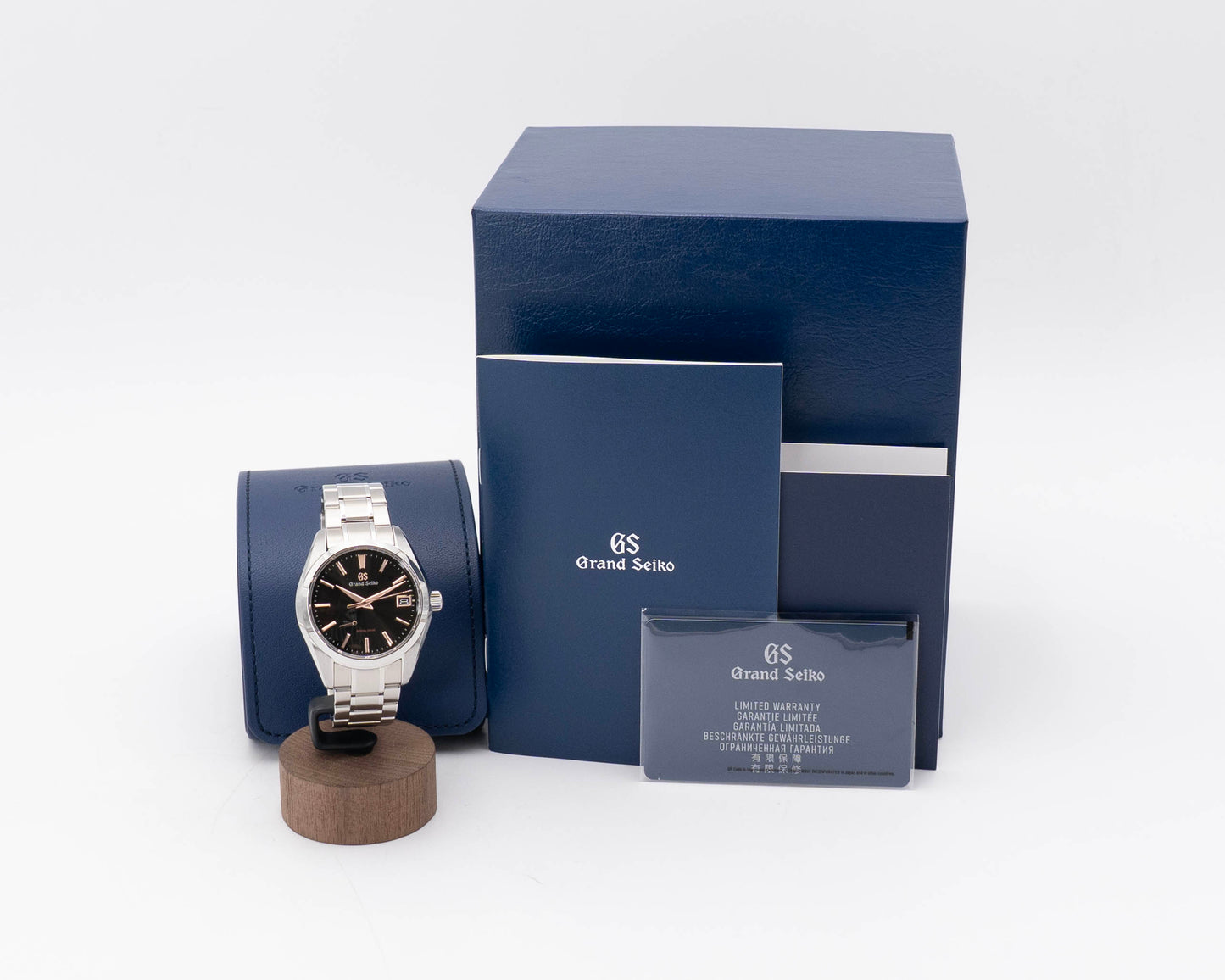 Grand Seiko Heritage Collection 41mm SBGA401 Black Dial Rose Gold Hands Boutique Online Exclusive 2024