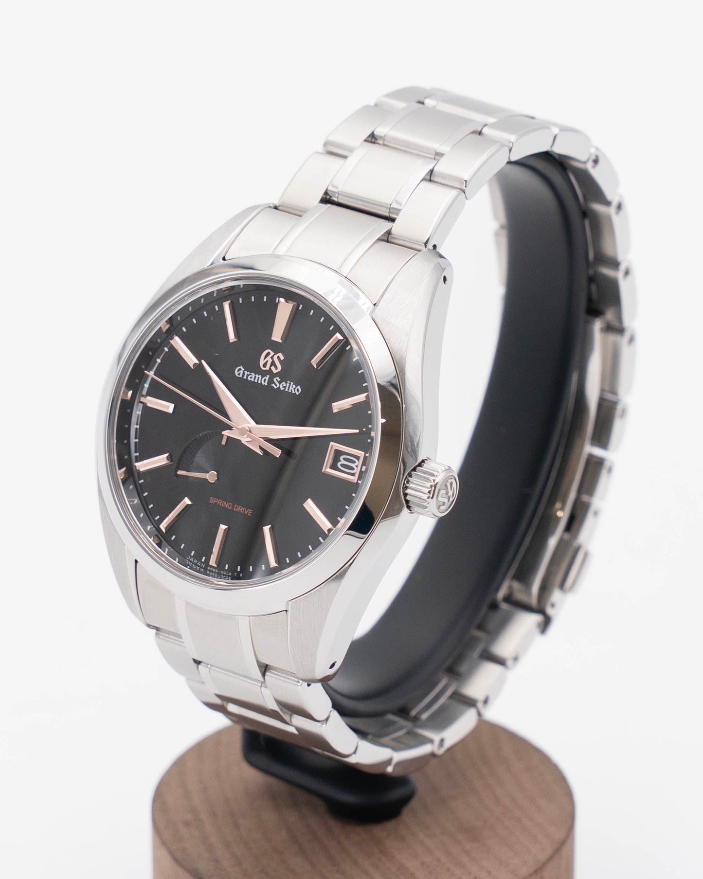 Grand Seiko Heritage Collection 41mm SBGA401 Black Dial Rose Gold Hands Boutique Online Exclusive 2024