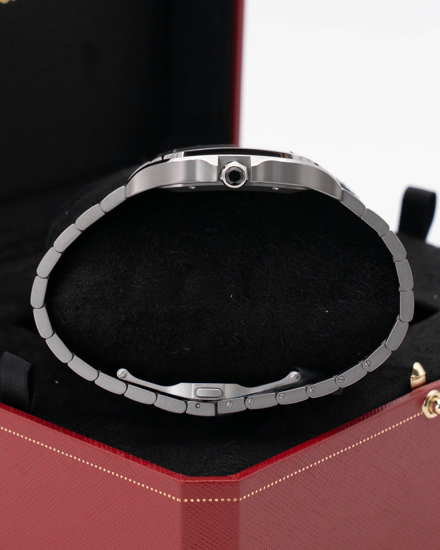 UNWORN Cartier Santos De Cartier 47.5mm WSSA0089 White Dial Titanium 2026 (WSSA0089)